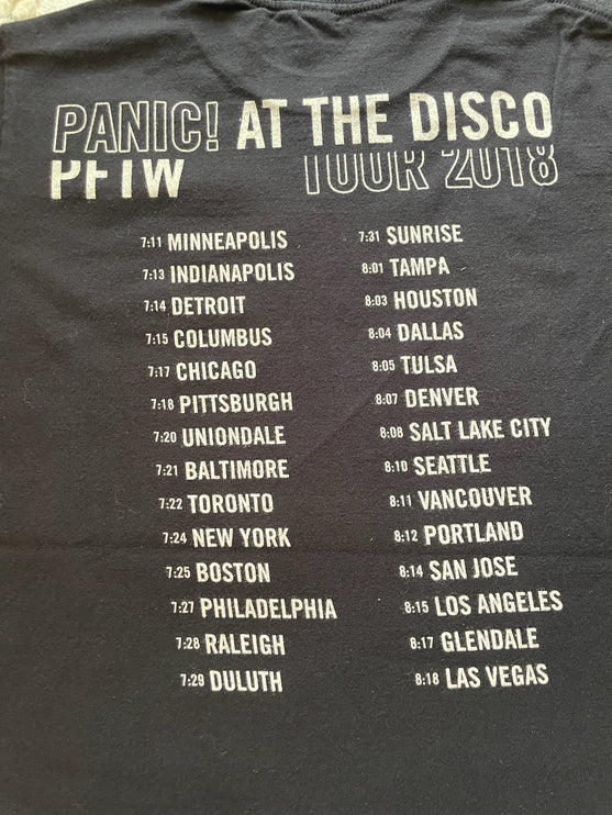 Panic! At The Disco PFTW tour 2018 tee