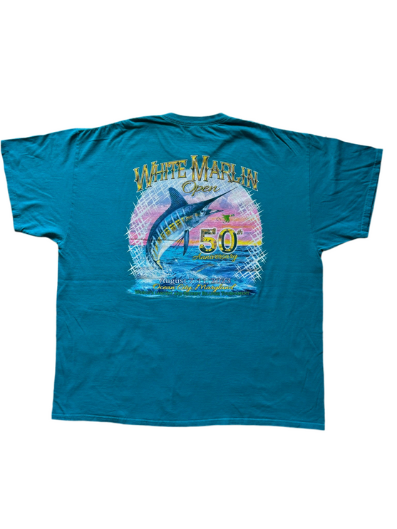 50th anniversary white marlin open tee