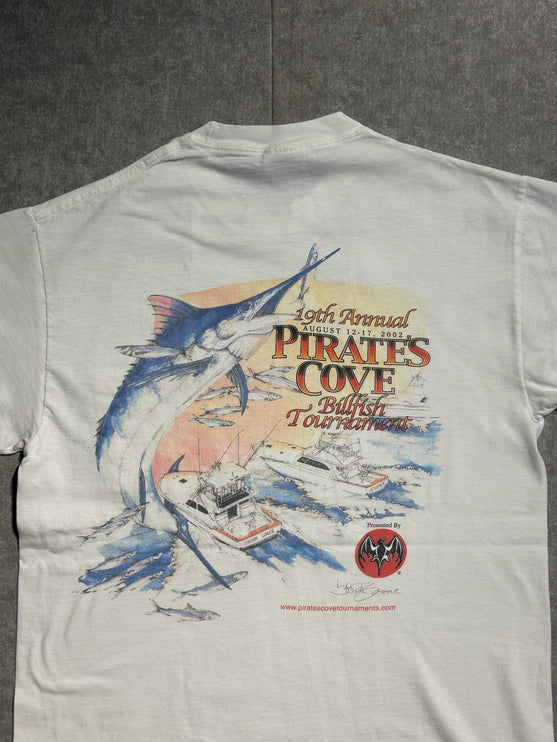 2002 pirate’s cove billfish tournament tee