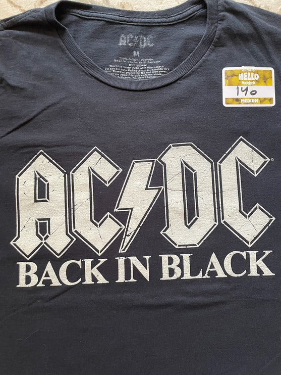 ACDC Back in Black tee