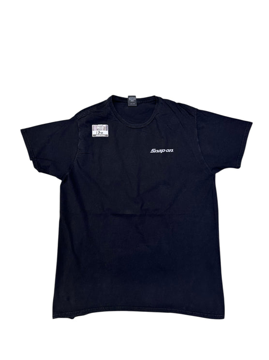 Snap on logo tee