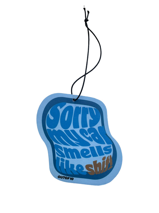 Outof10 Sorry my car smells like Sh*t air freshener - Ocean