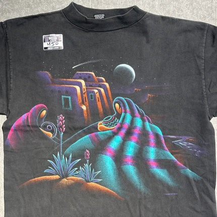 90s habitat adobe moonlight Native American long sleeve tee