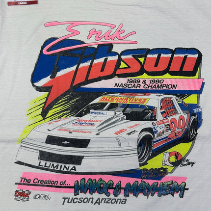 90s nascar eric gibson Single-stitched tee