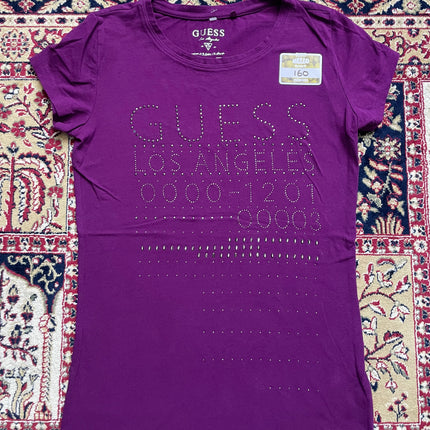 Guess los angeles bedazzled tee