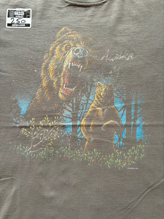 Single-stitched Alaska bears tee