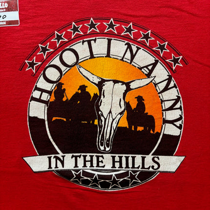 Single-stitched Hootinanny In The Hills tee