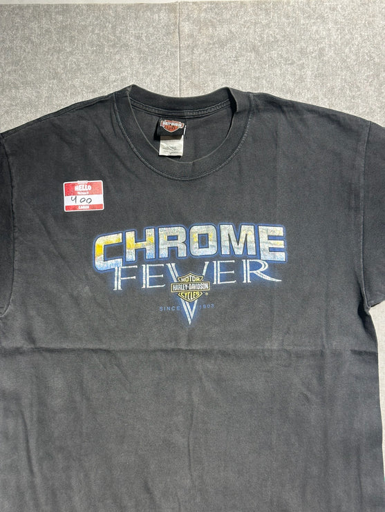 1998 Harley-davidson chrome fever Pennsylvania tee