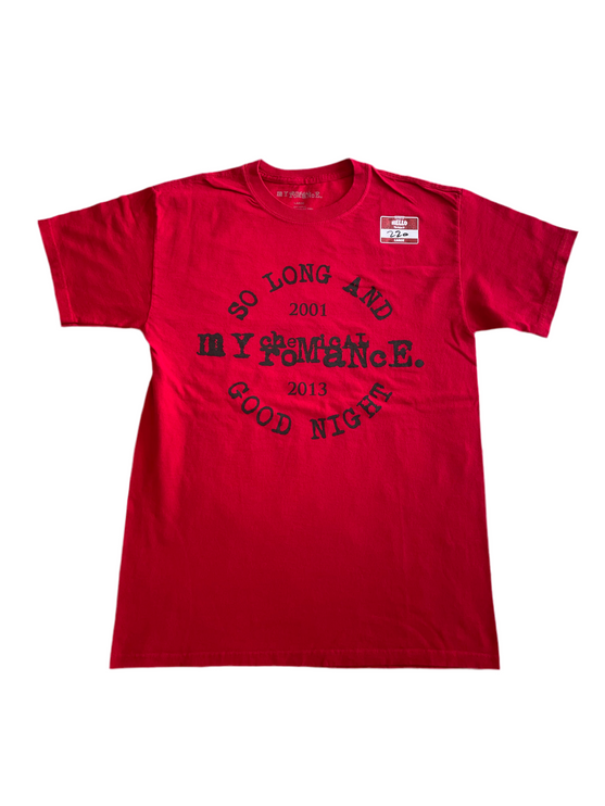 My chemical romance so long and good night tee