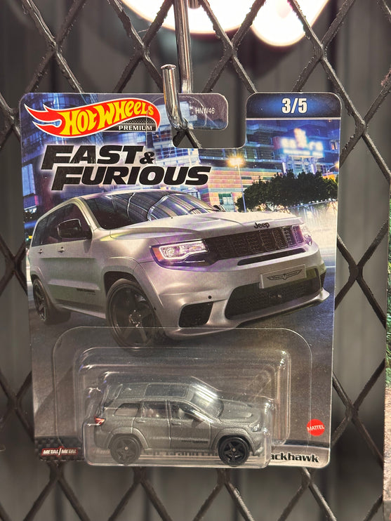 Fast and Furious Dodge Trackhawk Hot Wheels premium