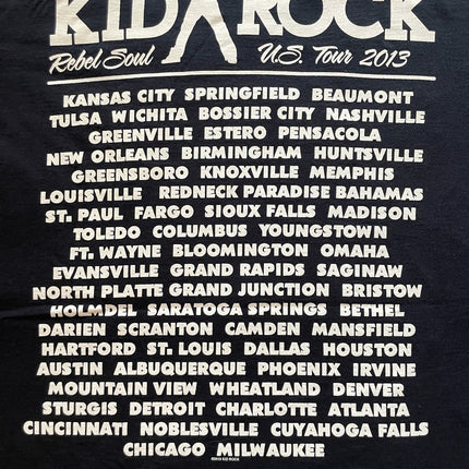 Kid Rock Rebel Soul U.S. Tour 2013 tee