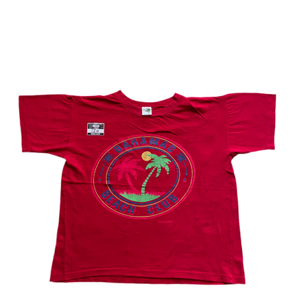 Bahamas beach club single-stitched tee