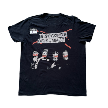 2015 5 Seconds of Summer rock out with your socks out tee