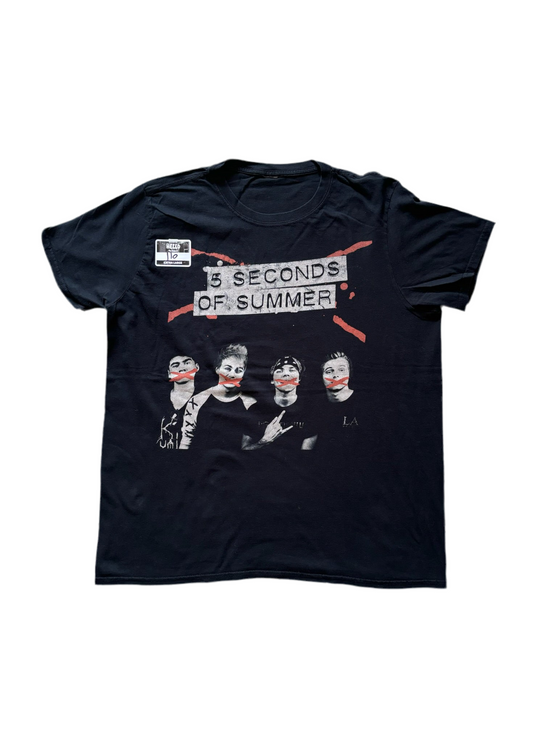 2015 5 Seconds of Summer rock out with your socks out tee