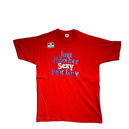90s just another sexy bald guy single-stitched tee