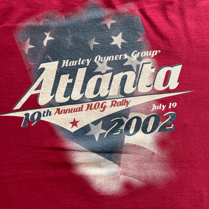 2002 harley owners 10th annual group h.o.g rally tee