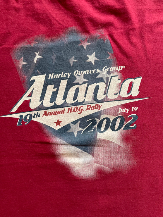 2002 harley owners 10th annual group h.o.g rally tee