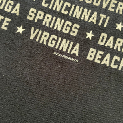 2012 nickelback here and now tour tee