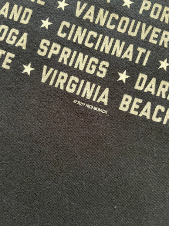 2012 nickelback here and now tour tee