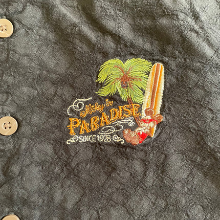 Mickey in paradise button-up shirt