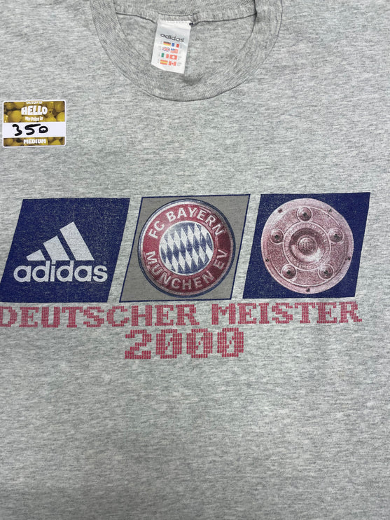 2000 f.c.bayern munchen deutscher meister single-stitched tee