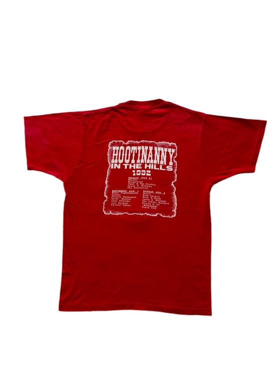 Single-stitched Hootinanny In The Hills tee