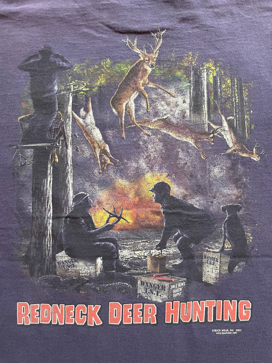 2004 red neck sportsman deer hunting tee