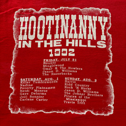 Single-stitched Hootinanny In The Hills tee