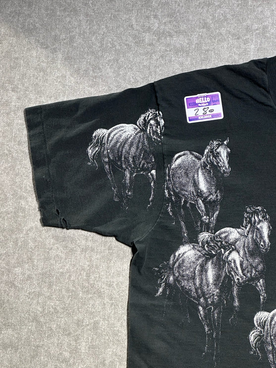 1991 horses buffalo tee