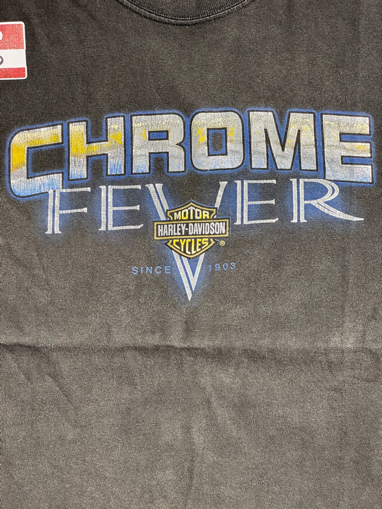 1998 Harley-davidson chrome fever Pennsylvania tee