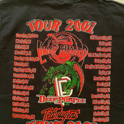 2001 lynyrd skynyrd tour tee