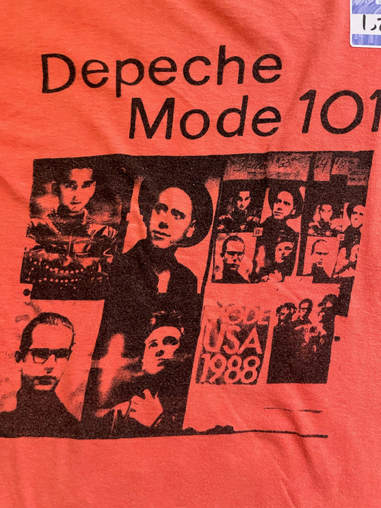 Rare distressed Depeche Mode 101 tee