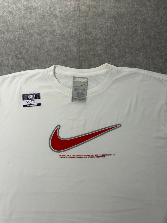 Nike swoosh logo tee