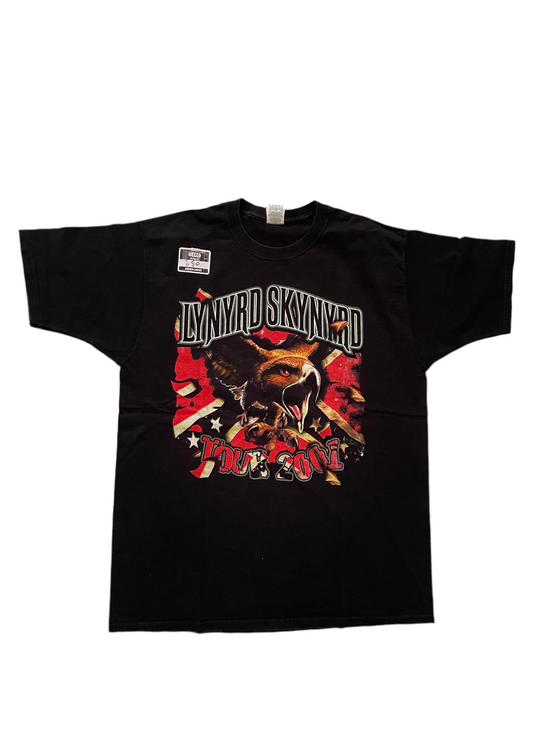 2001 lynyrd skynyrd tour tee