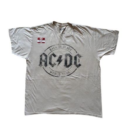 ACDC back in black world tour tee