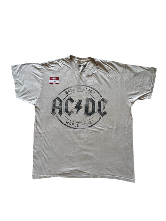 ACDC back in black world tour tee