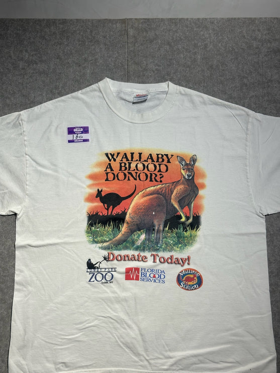 Wallaby a blood donor? tee