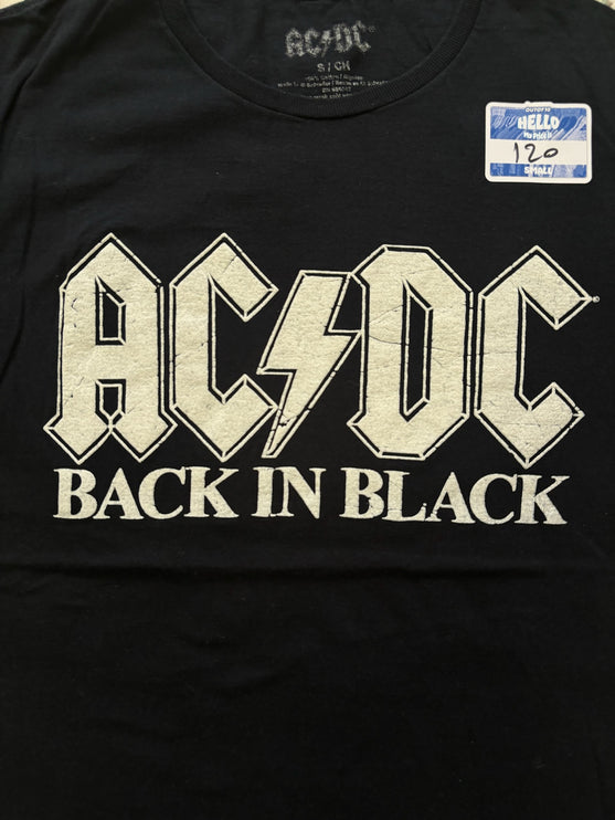 ACDC Back in Black tee