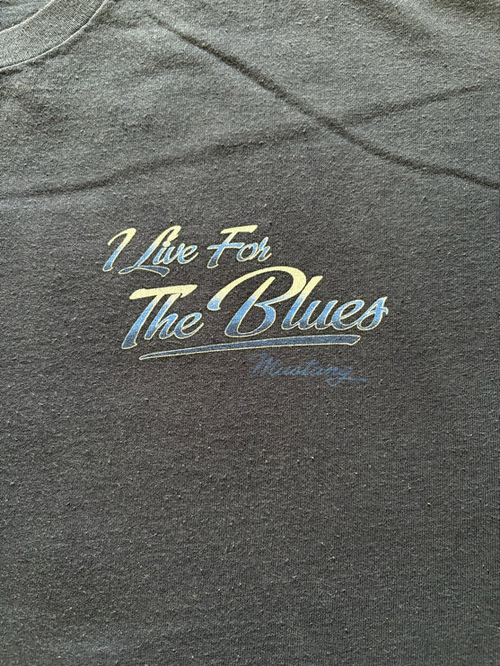 Mustang I live for the blues tee