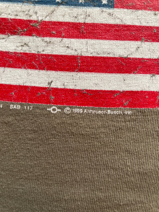 1999 budweiser single-stitched tee