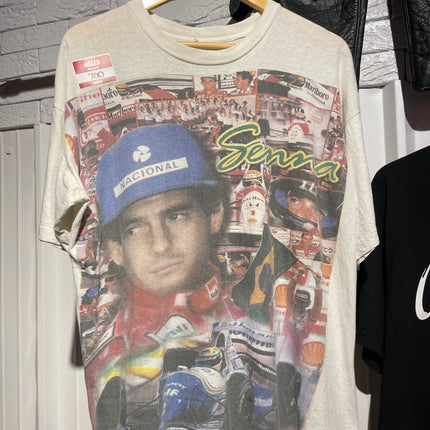 Rare senna f1 single-stitched tee