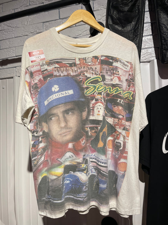 Rare senna f1 single-stitched tee