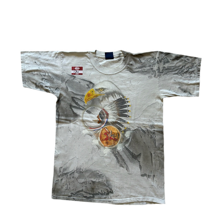 Jim Yellowhawk Art Native American Baled Eagle tee