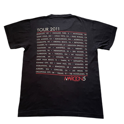 2011 Maroon 5 tour tee