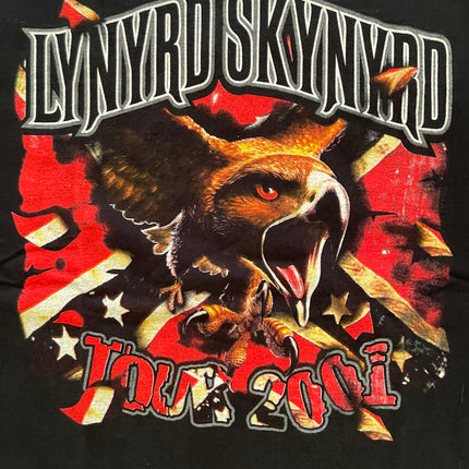 2001 lynyrd skynyrd tour tee