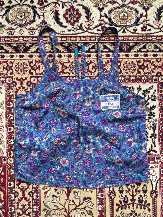 Floral reversible top