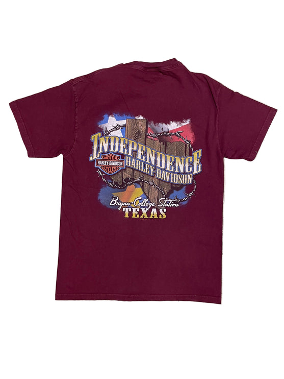 2005 harley-davidson independence bryan-college station texas tee