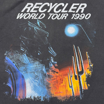 1990 zz top recycler world tour tee