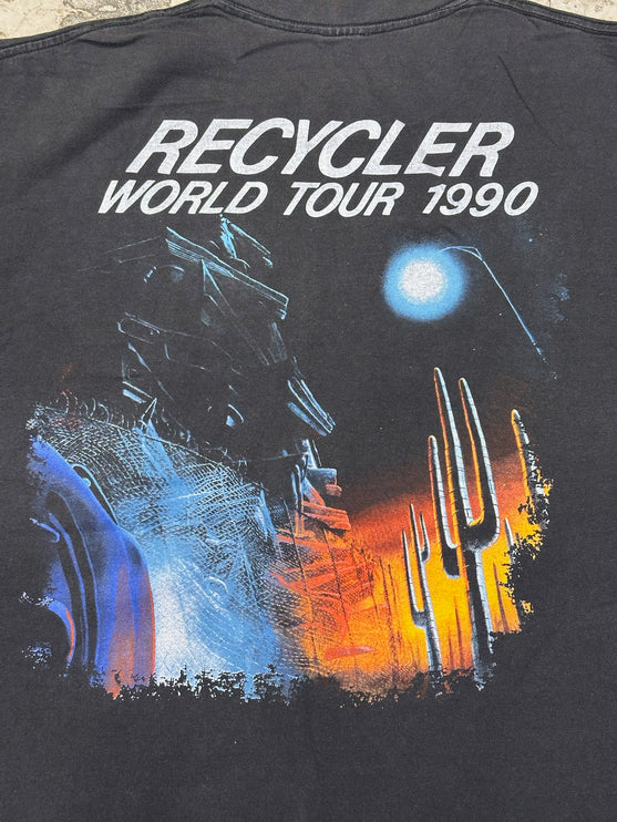 1990 zz top recycler world tour tee