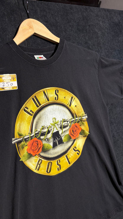 Guns N' Roses Graphic Print Short Sleeve Cotton T-Shirt
